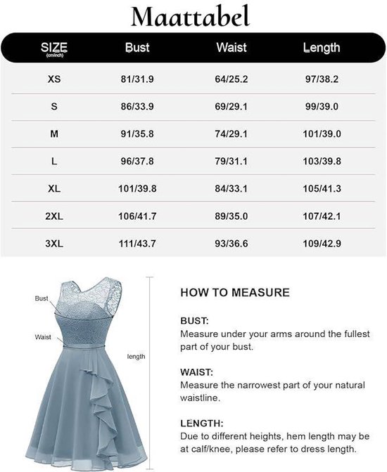 Missufe Cocktailjurk voor dames, partyjurk, avondjurk, chiffonjurk, rockabilly, knielang, A-lijn, elegante swingjurk, Roze rood, XS