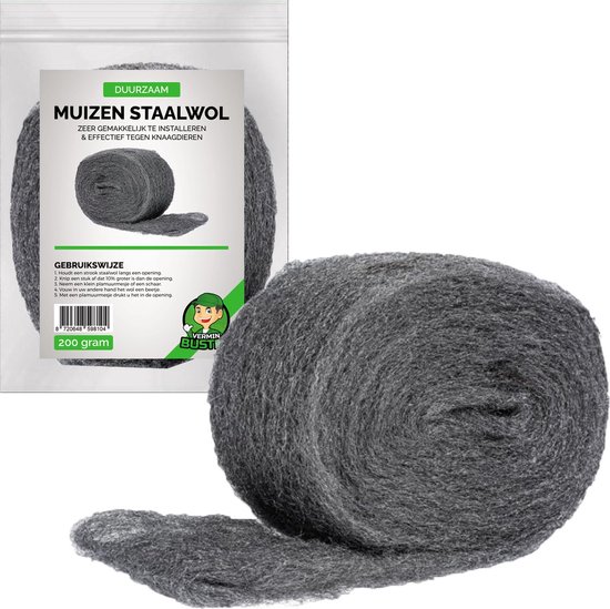 VerminBuster Muizen Staalwol