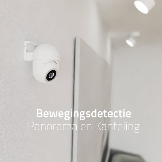 Hombli 4K Pan & Tilt - Beveiligingscamera - Bewakingscamera voor buiten - 4K - Gekleurd Nachtzicht - Volgfunctie - Wit van Hombli — afbeelding 2