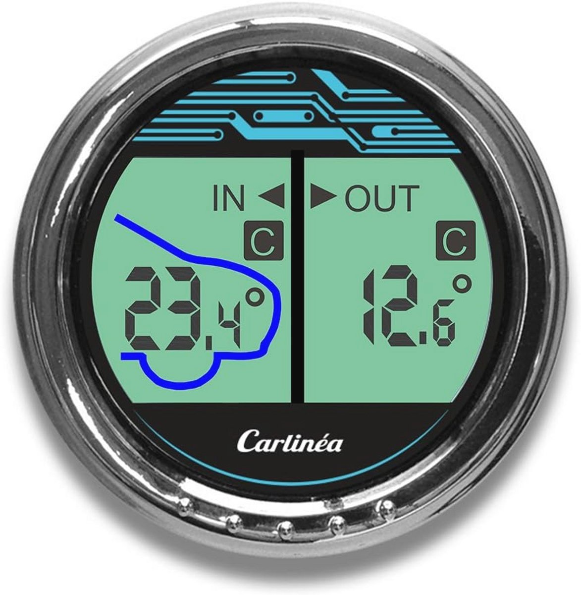 Thermometer voor Binnen en Buiten -50 tot +50 °C