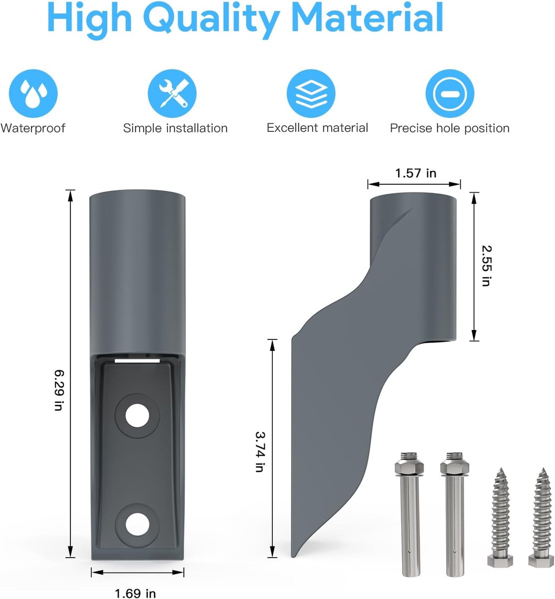 Starlink Mini Mount, Starlink lange muurbeugel met verticale hoek, Starlink Pole Mount Starlink Dakmontage Muurbeugel voor Starlink Mini, V2 Schotel & High Performance, Starlink V3