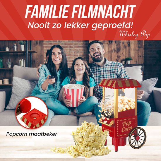 vidaXL Popcornmachine bioscoopstijl 70 gram