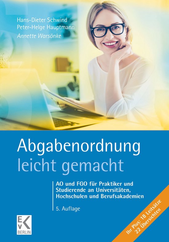 BLAUE SERIE – leicht gemacht - Abgabenordnung – leicht g ... - cover