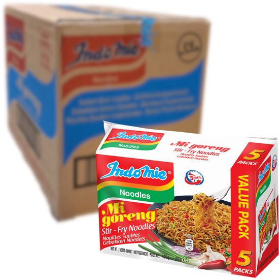 Indomie Instant Noodles - Mi Goreng - 8x 70g - Voordeelverpakking