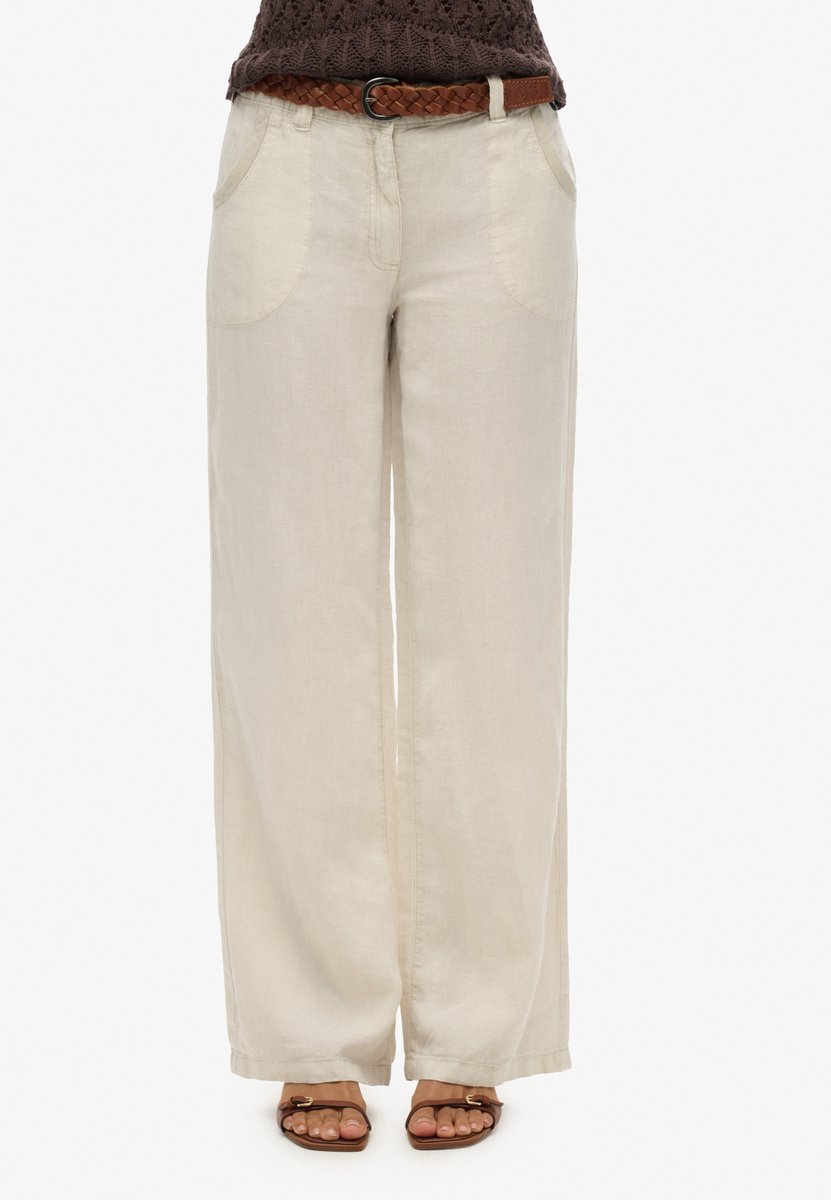Superdry W7011006a Broek M Vrouw Beige