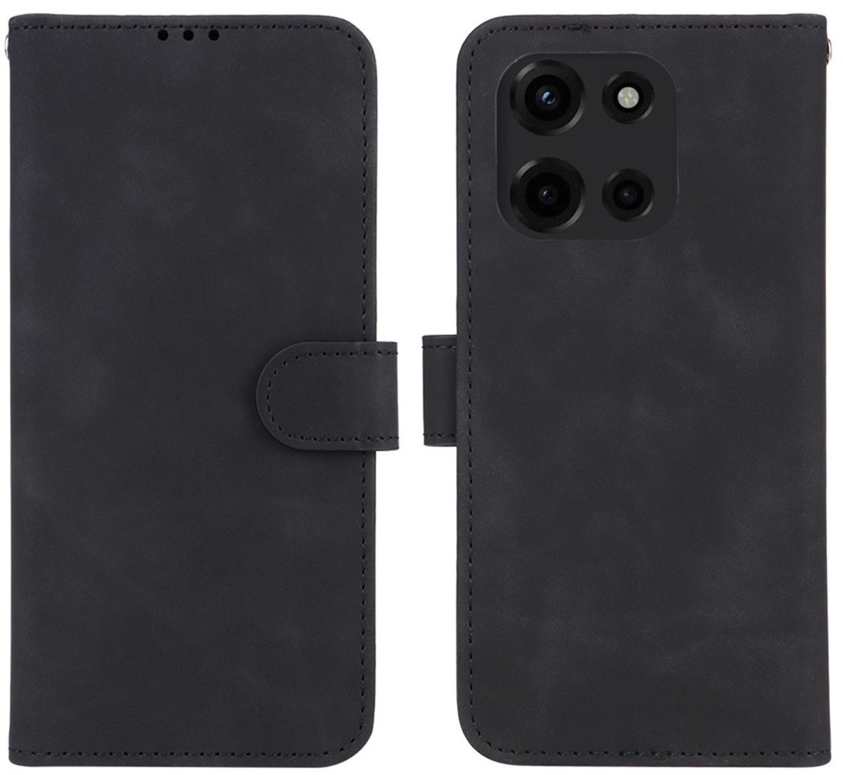 Coverup Hoesje - Geschikt voor Motorola Edge 60 / 60 Fusion Hoesje - Coverup Book Case - Zwart