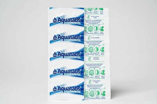 Waterzuiveringstabletten - 200 tabletten - 200L schoon drinkwater