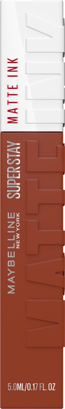 Maybelline New York - SuperStay Matte Ink Lipstick - 75 Fighter - Bruin - Matte, Langhoudende Lippenstift - 5 ml