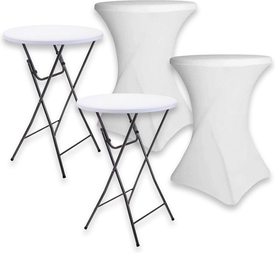 Staantafel - Partytafel Inklapbaar - Statafel Rond - Stevig | bol