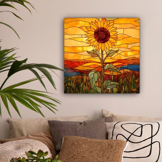 Lake Genève in de zon Foto Canvas | Wanddecoraties | Kunstdruk