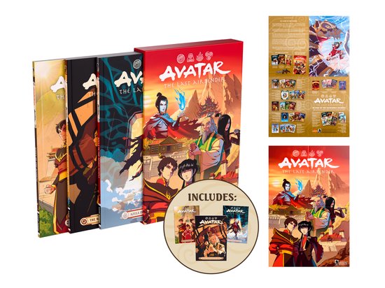 Avatar: The Last Airbender--Fire and Family Treasury Boxed S ... - cover