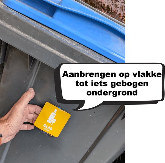 Autocollants pour poubelles de recyclage avec consigne