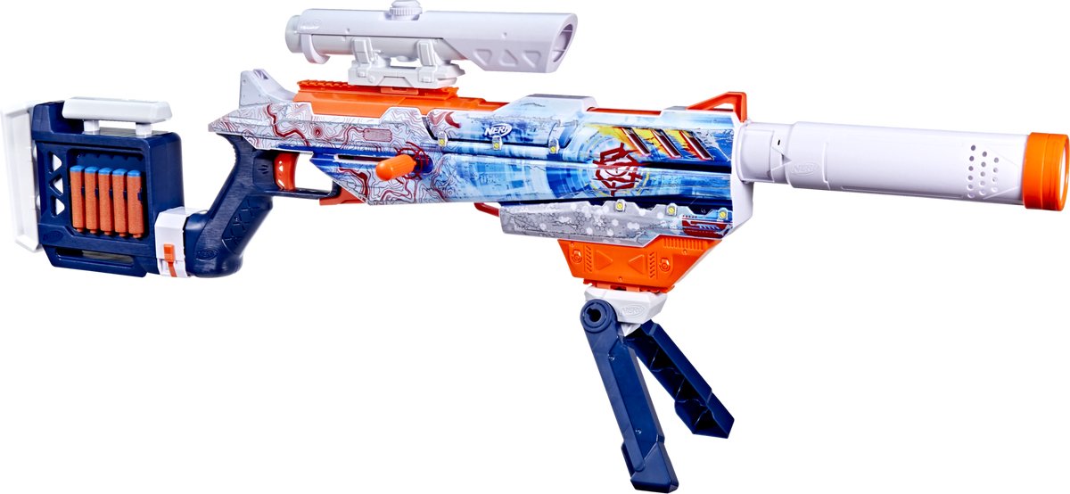 Nerf Loadout Arctic Zerostriker blaster en 24 N1-darts | bol