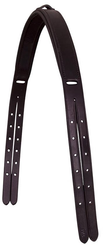 Foto: Kopstuk strap over crown zwart full zwart hoofdstel accessoires paard