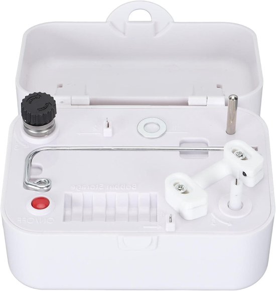 Bobbin Winder, Professional Automatic Spool Winders for Sewing, High Speed Sidewinder Bobbin Spool with Lock and Hidden Handle, Portable Electric Coil Spool for Crafts