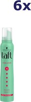Taft Volume Mega Strong - Haarstyling - Haarmousse - Sterke Fixatie - Voordeelverpakking - 6x 200 ml