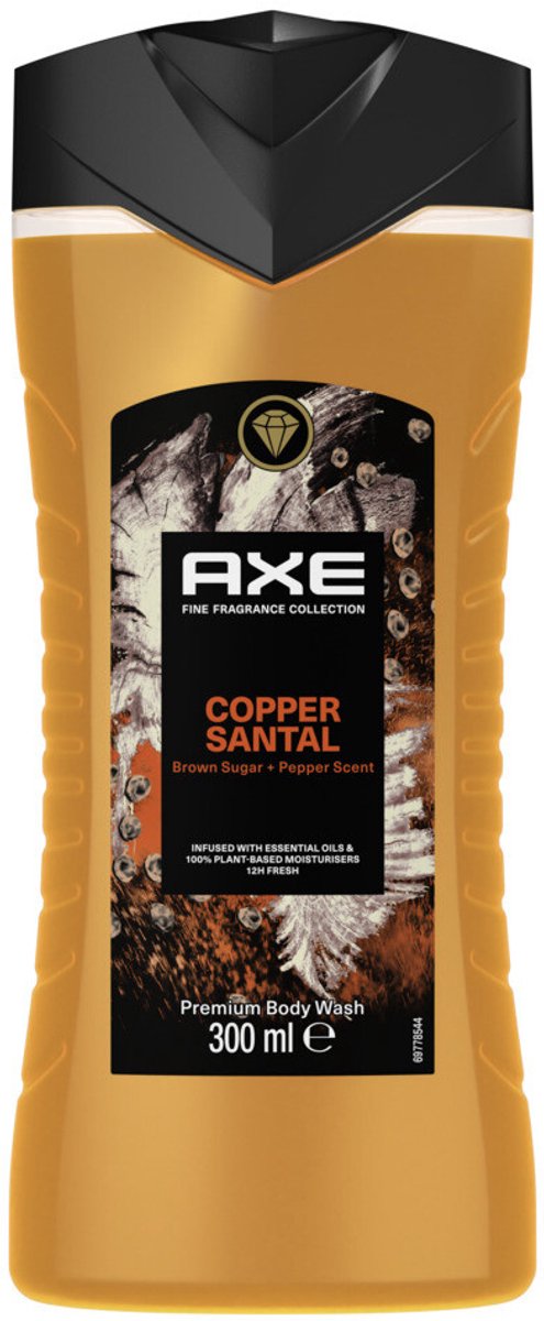 Goedkoopste Axe Douchegel - 300ml- copper santal