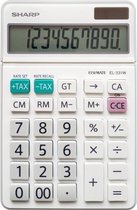 Sharp EL-331W calculator Financiële rekenmachine Wit