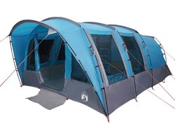 vidaXL - Tunneltent - voor - gezin - 8-persoons - waterdicht - blauw