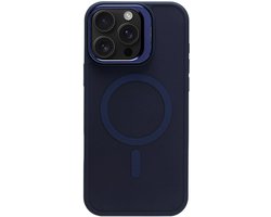 Coque Magsafe iPhone 14 Plus – Livon DropSkin Blauw avec support rabattable