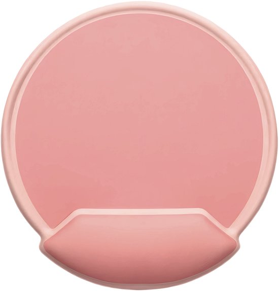 Techidna® - Ergonomische Muismat met Polssteun - Roze - Gelkussen - Antislip - Compact