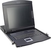 Digitus DS-72210 rack console 43,2 cm (17'') 1280 x 1024 Pixels Zwart 1U