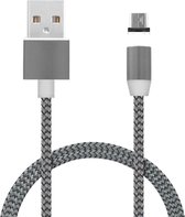 Mobiparts USB Micro B naar USB-A kabel met magneetconnector - USB2.0 - tot 1,5A - 1 meter