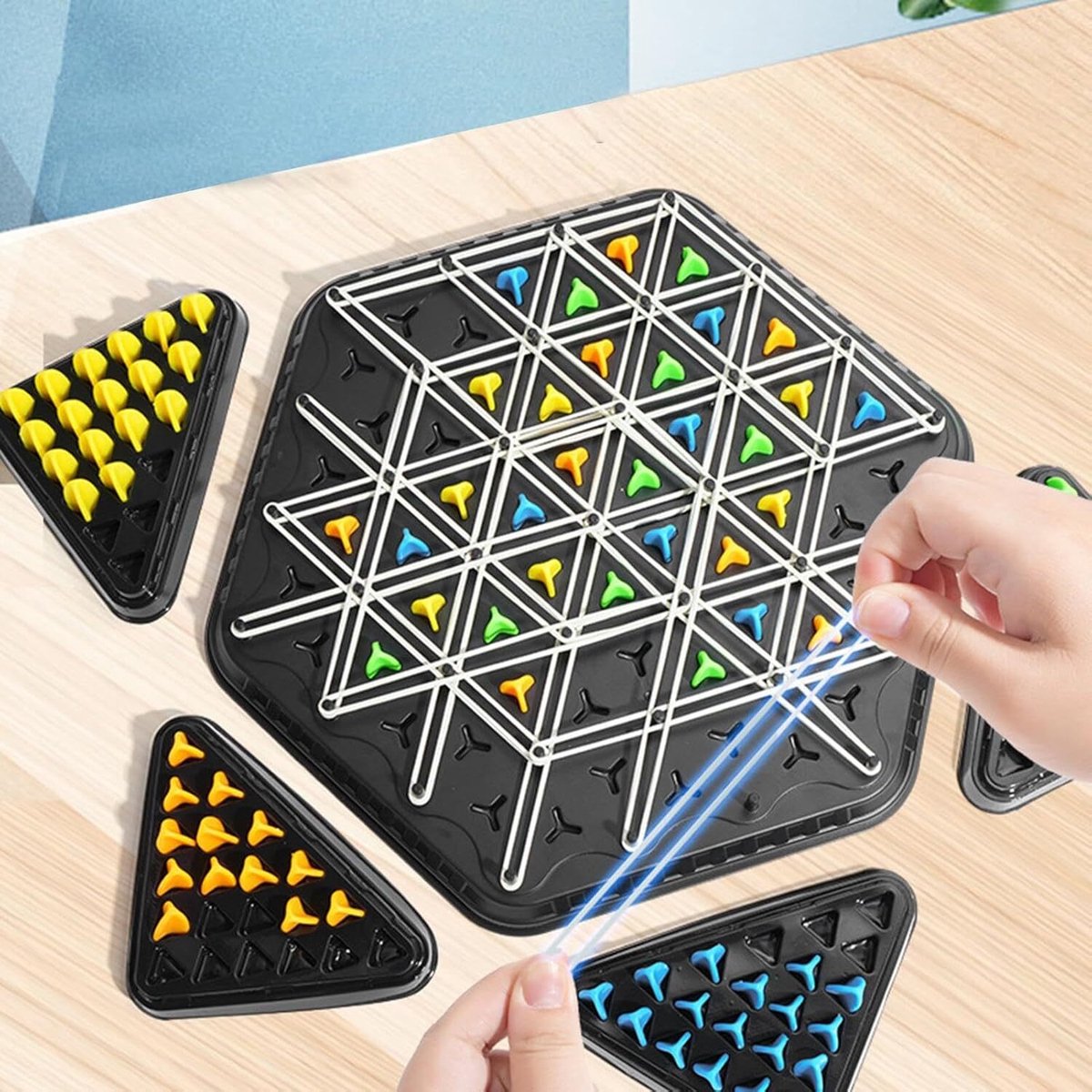 PlaySmart Driehoek Ketting Spel | Ontwikkel essentiële vaardigheden te