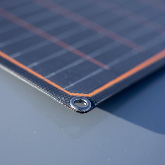 FlexSolar® S20 Zonnelader - Zonnepaneel - Draagbaar - Opvouwbaar - 20W - IP67 - Geschikt voor Kamperen, Outdoor, Reizen en Noodgevallen - Zwart van Merkloos — afbeelding 4