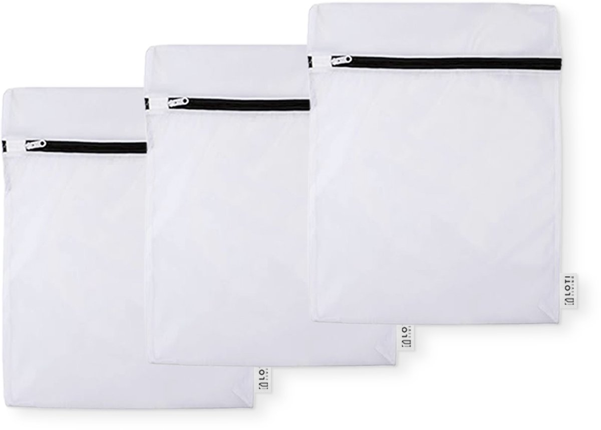 Loti Living Waszakken 3 stuks - Waszakken voor wasgoed - Waszak voor Wasmachine - 30x40 cm