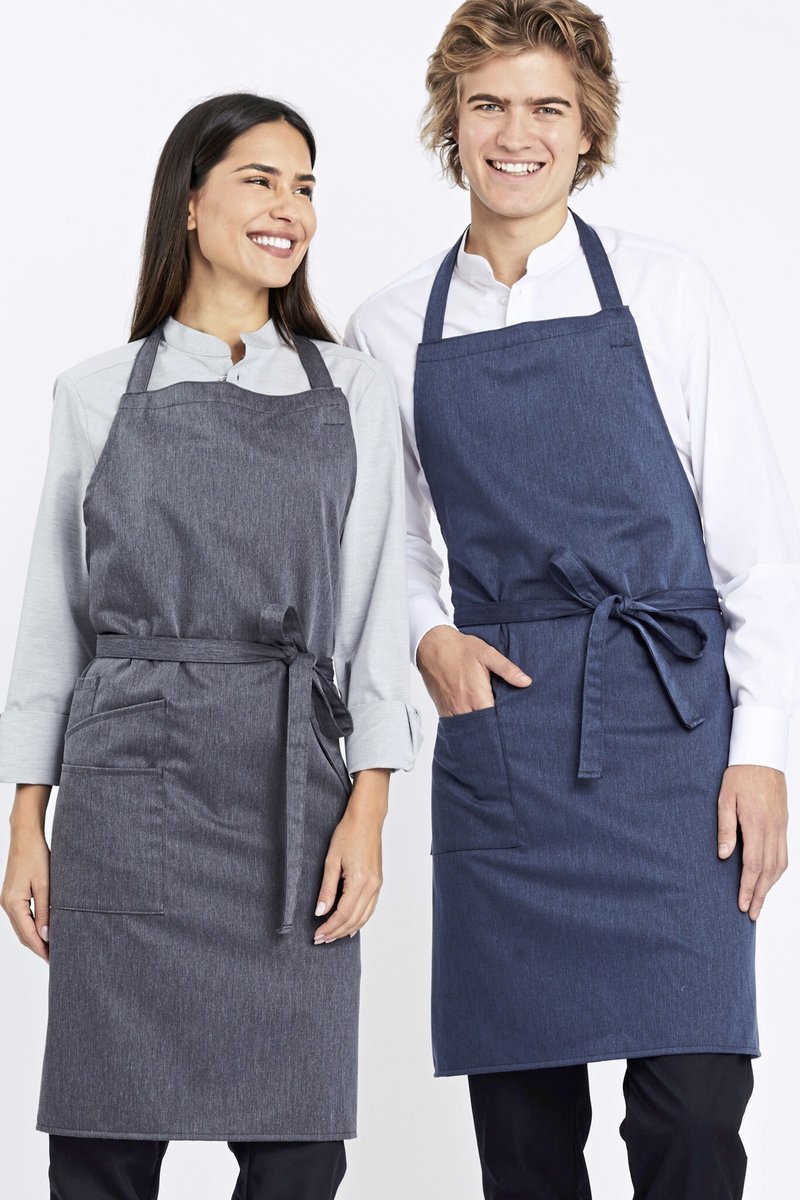 CG Workwear Bip Apron Gorizia CGW1170 - Green Melange - 90 x 75 cm