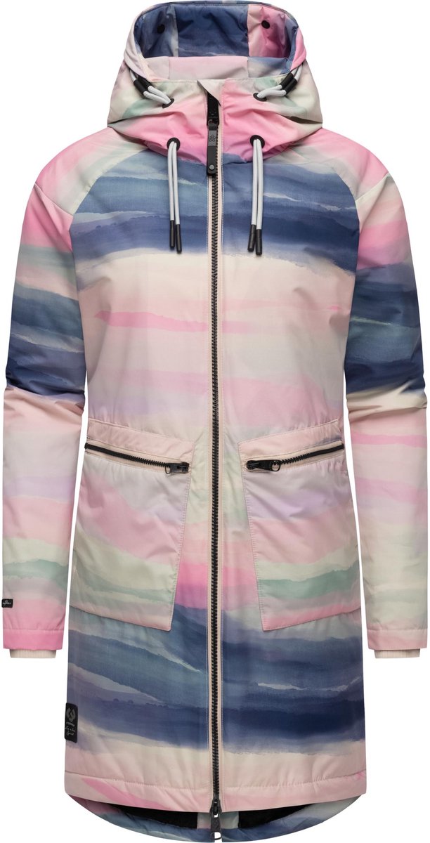 Ragwear Dames Winterjas Holstic Print