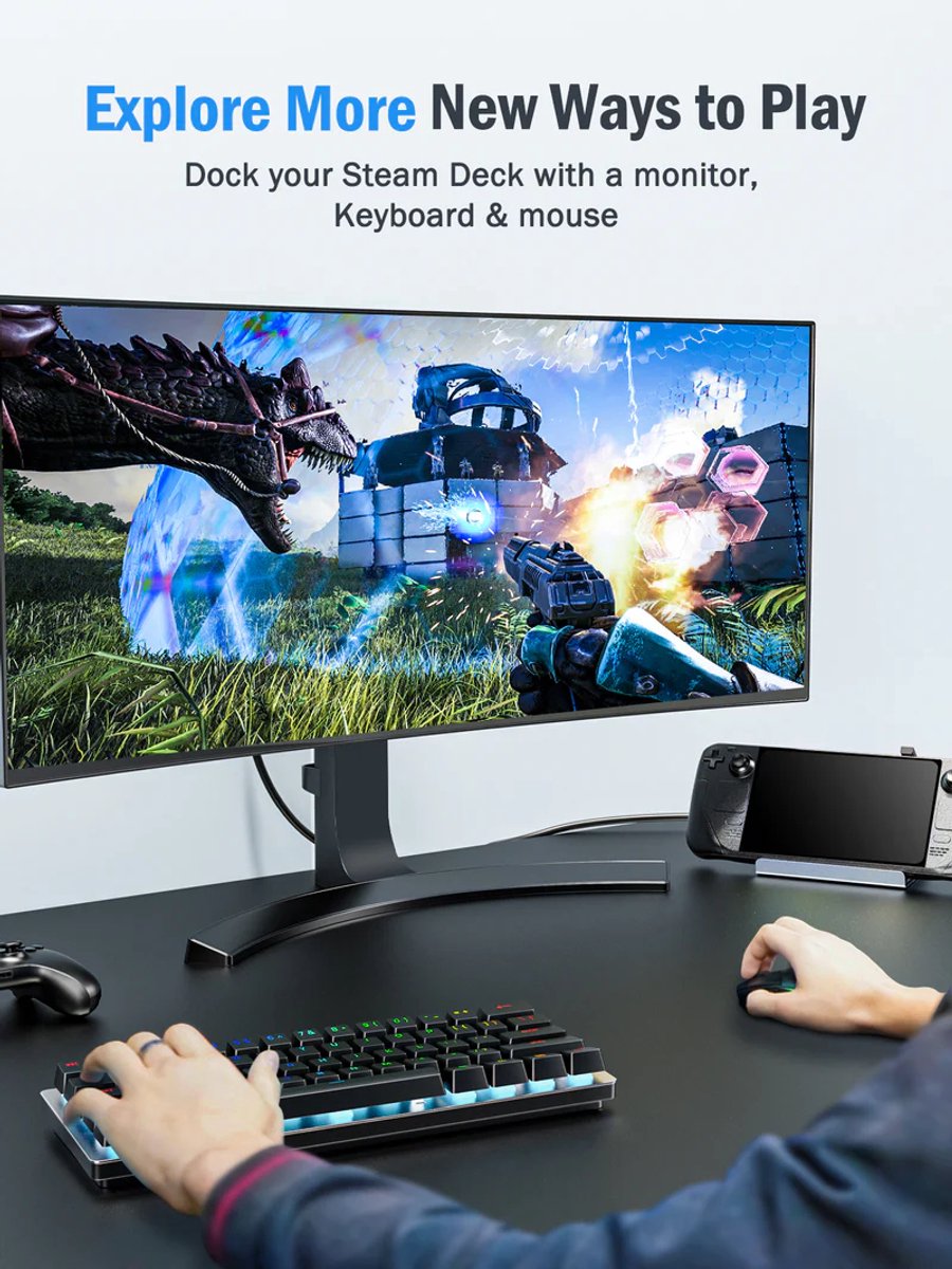 Lemorele X23L: 6-in-1 USB-C Hub voor Steam Deck en tablets thumbnail 7