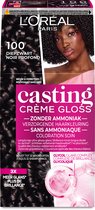 Bol.com L’Oréal Paris Casting Crème Gloss Zwart 100 - Semi-permanente Haarkleuring Zonder Ammoniak aanbieding