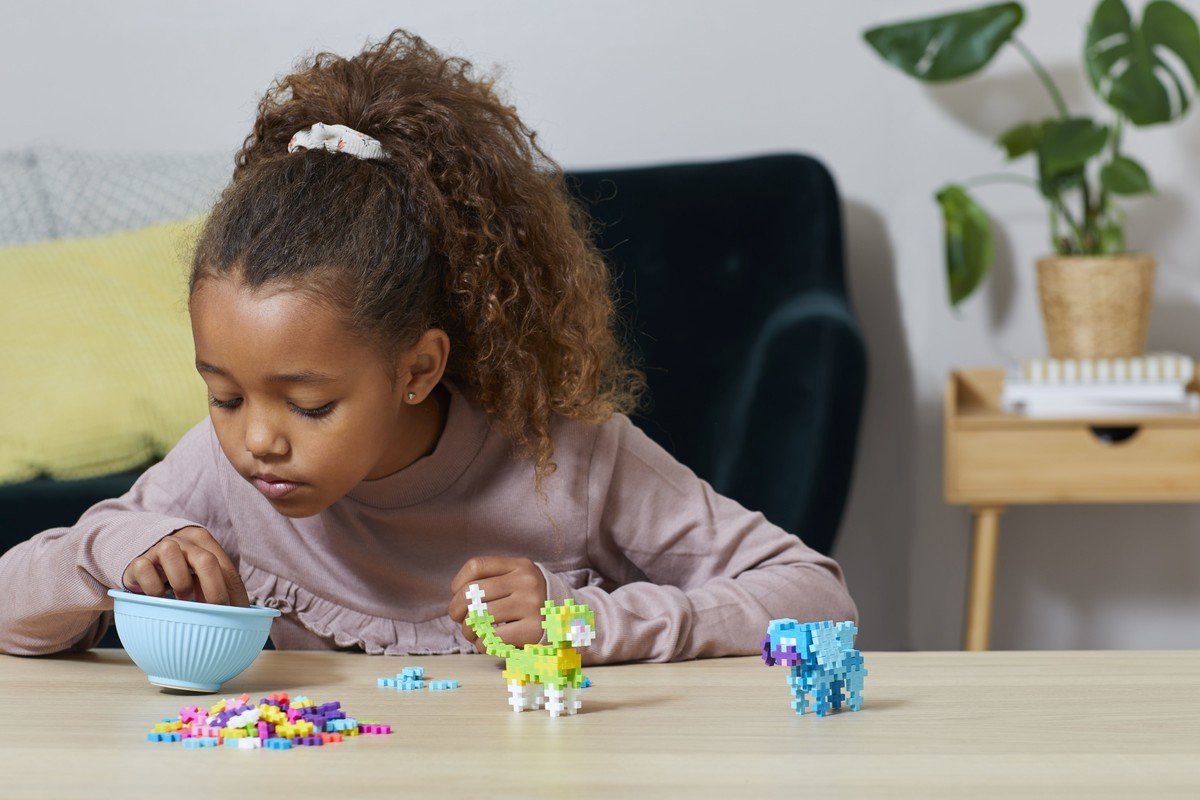 Plus-Plus Learn to Build dieren 275 delige bouwset - 3962 - Bouwspeelgoed - Constructiespeelgoed - Set met bouwstenen - Vanaf 5 jaar — afbeelding 16