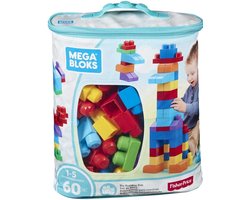 foto van MEGA Bloks Grote bouwtas - 60 blokken - Classic bouwstenen