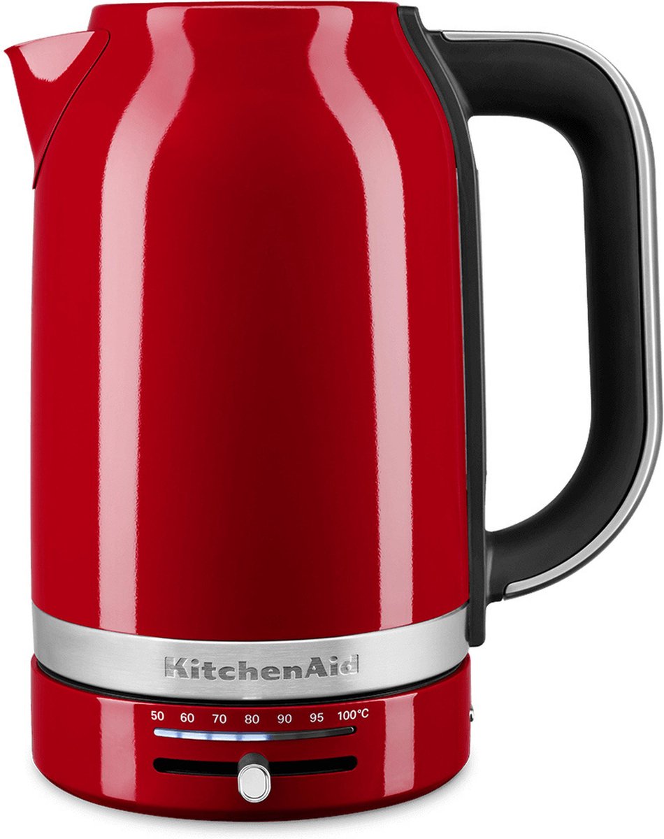 KitchenAid waterkoker 1.7L met temperatuurregeling 5KEK1701EER keizerrood