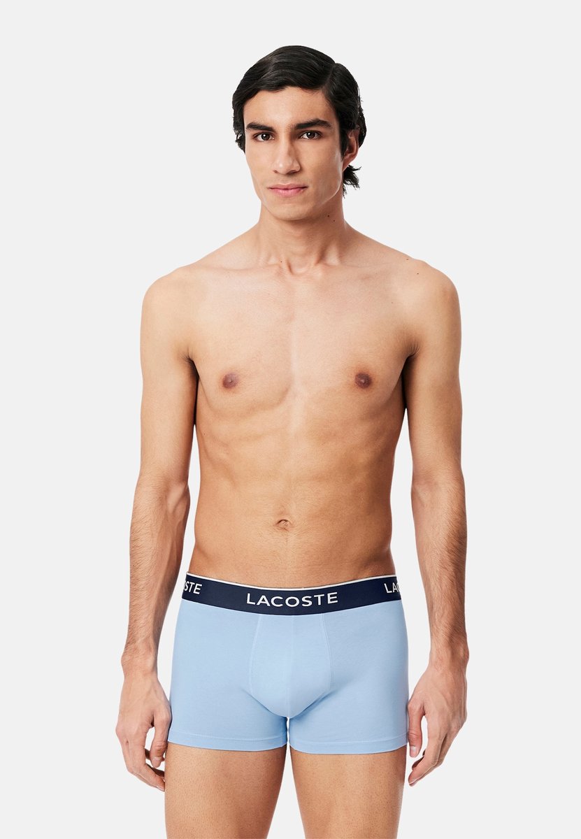 Lacoste heren 3P boxers blauw & grijs