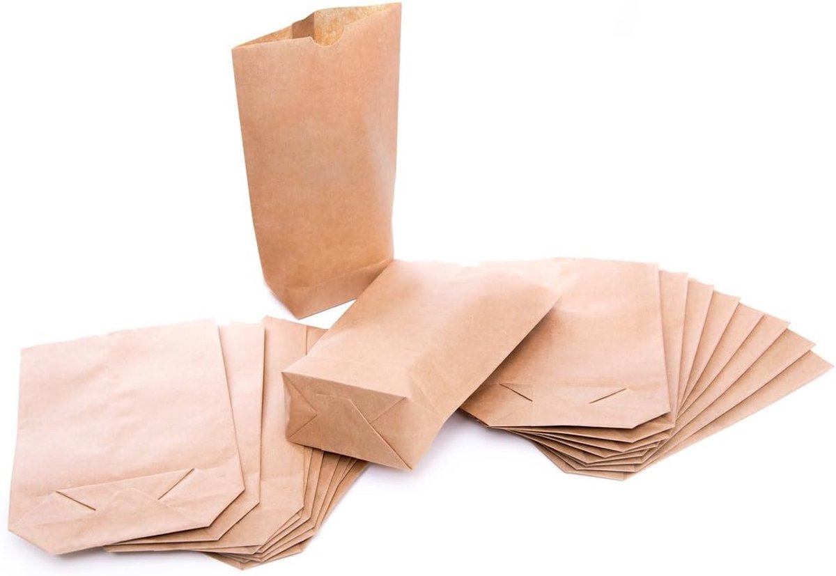 Bruine kraftpapier cadeauzakjes 16,5 x 26 cm - Herbruikbare gift bags