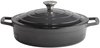 Cocotte/Stoof-Braadpan 5 stars dia 28xH7/13.5 cm GRIJS-CREME 3.0 ltr.