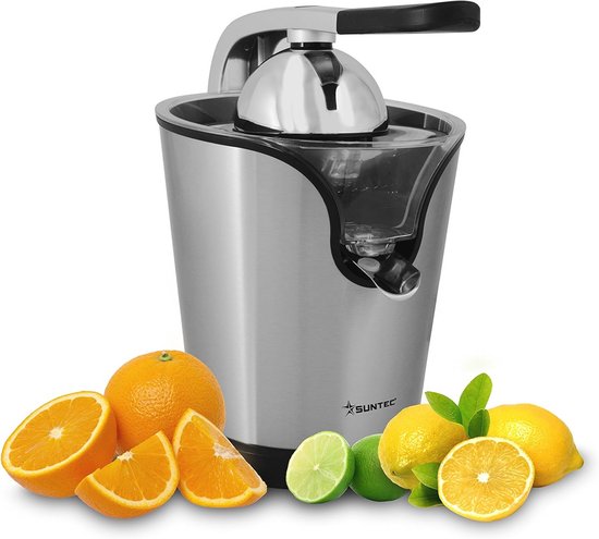 Elektrische Citruspers met Hendel en Zeef voor Sinaasappelen, Citroenen en Limoenen - 160 Watt — afbeelding 2