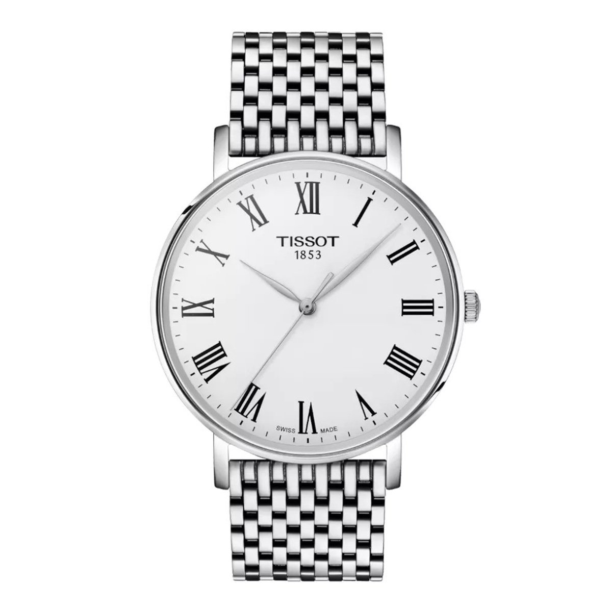 Tissot Everytime T1434101103300 Horloge - Staal - Zilverkleurig - Ø 40 mm