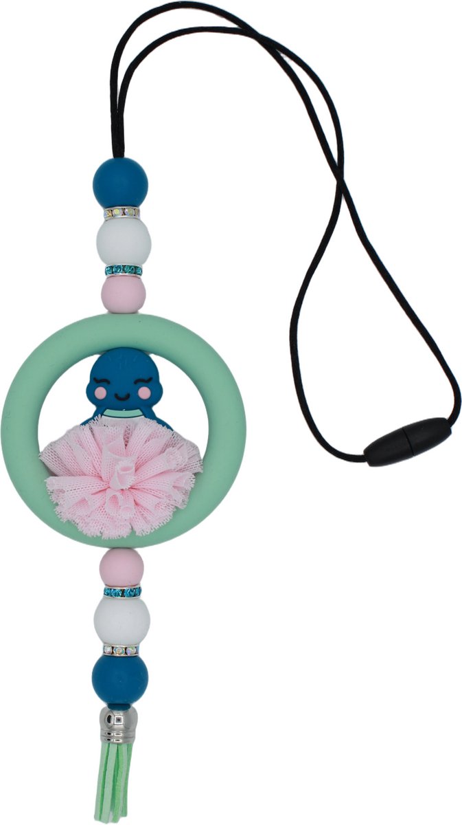 Autohanger / Dromenvanger Schildpad Blauw Groen