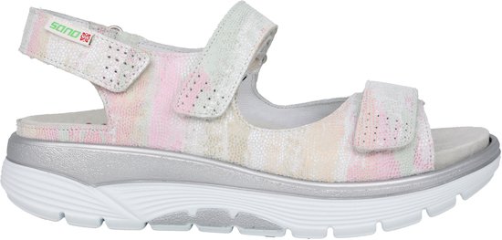 Mephisto Sano Norine - Sandale de marche à roulettes pour femme - Multicolore - Taille 37 (EU) 4 (UK)