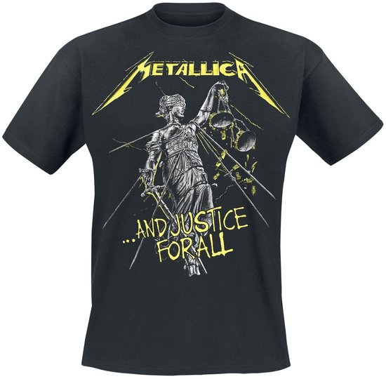 Metallica ...And Justice For All - Tracklist Heren T-shirt - zwart - L