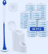 Tiger Tune toiletborstel met houder wandmontage Zwart