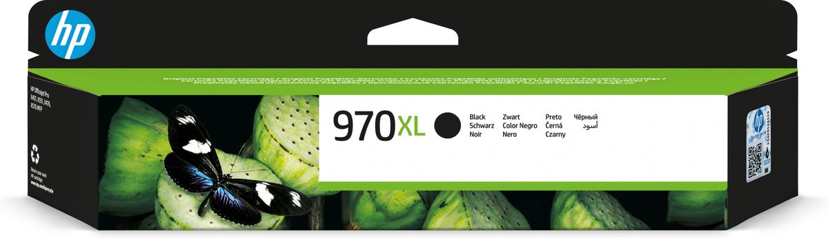 HP - CN625AE - 970XL - Inktcartridge zwart