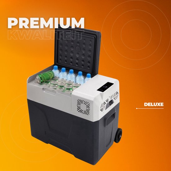 Auto Koelbox met Compressor - 50L Draagbare Koelkast met LCD Display - 12/220V Campingkoeler van Bolt Edge — afbeelding 3