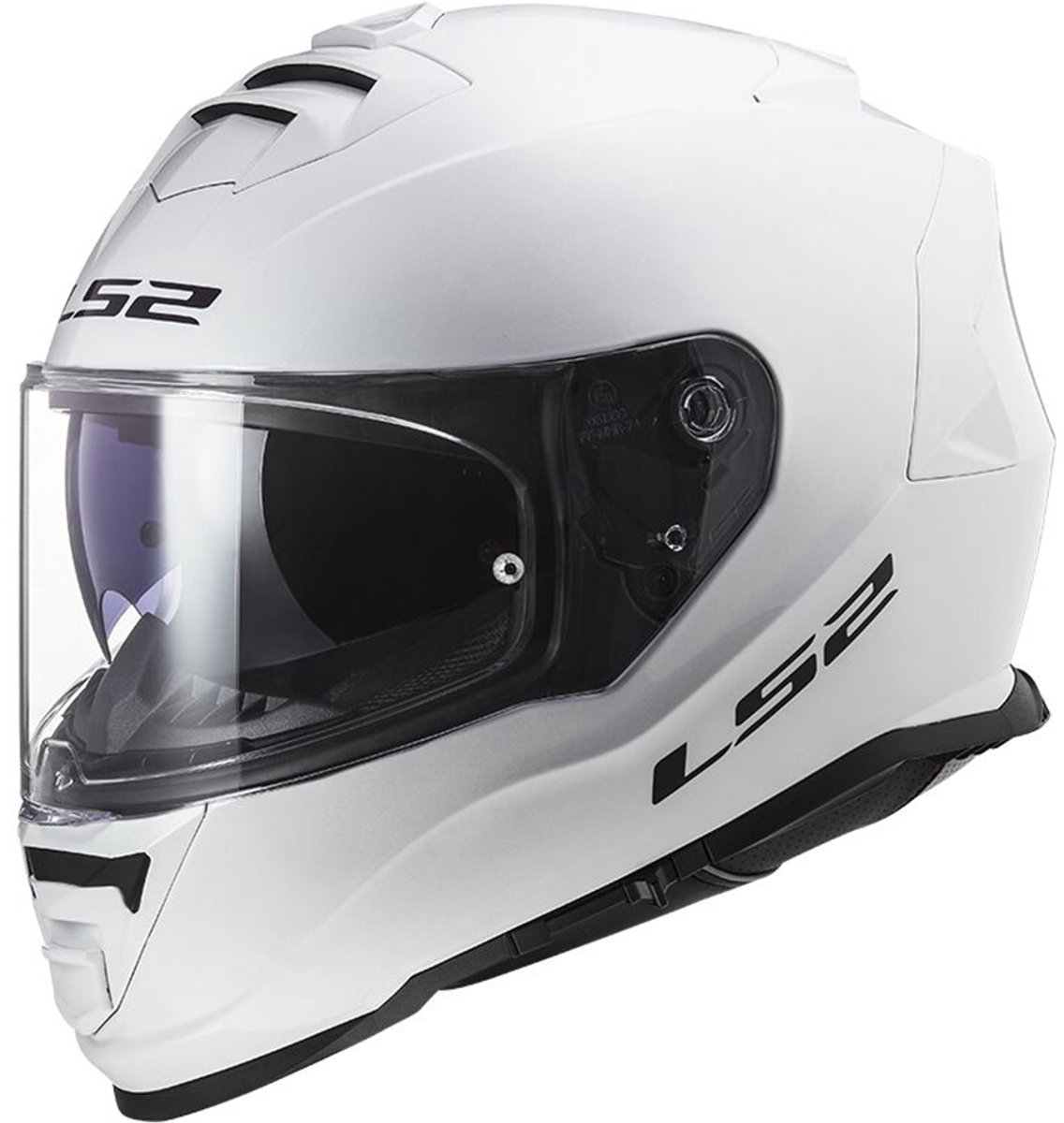 LS2 FF800 STORM II SOLID WHITE-06 XXL - Maat 2XL - Helm