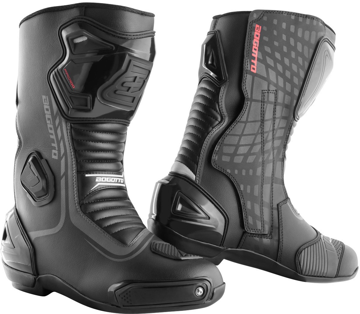 Bogotto Race-X Motorlaarzen Zwart - Laars